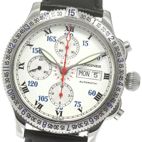 LONGINES Lindberg L2.618.4 Chronograph day date Automatic Men's - Picture 4 of 10